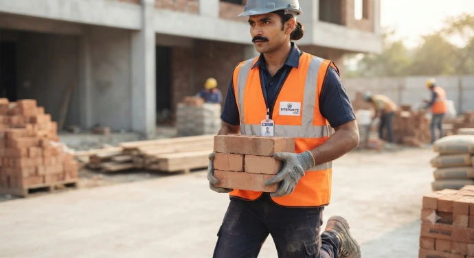 Labour service in Kuchaman City
